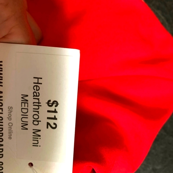 (M)⚘️❤️Morning Mist Red Hearthrob Mini Cocktail Dress⚘️Ptp 13×L31" - Picture 7 of 7
